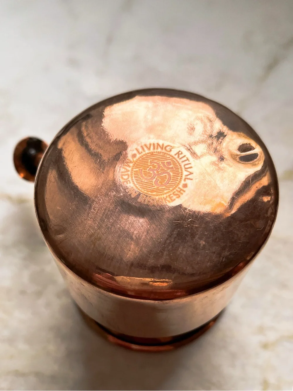 Copper Dinacharya Set · Neti Pot · Tongue Scraper · Jala Neti · Living Ritual